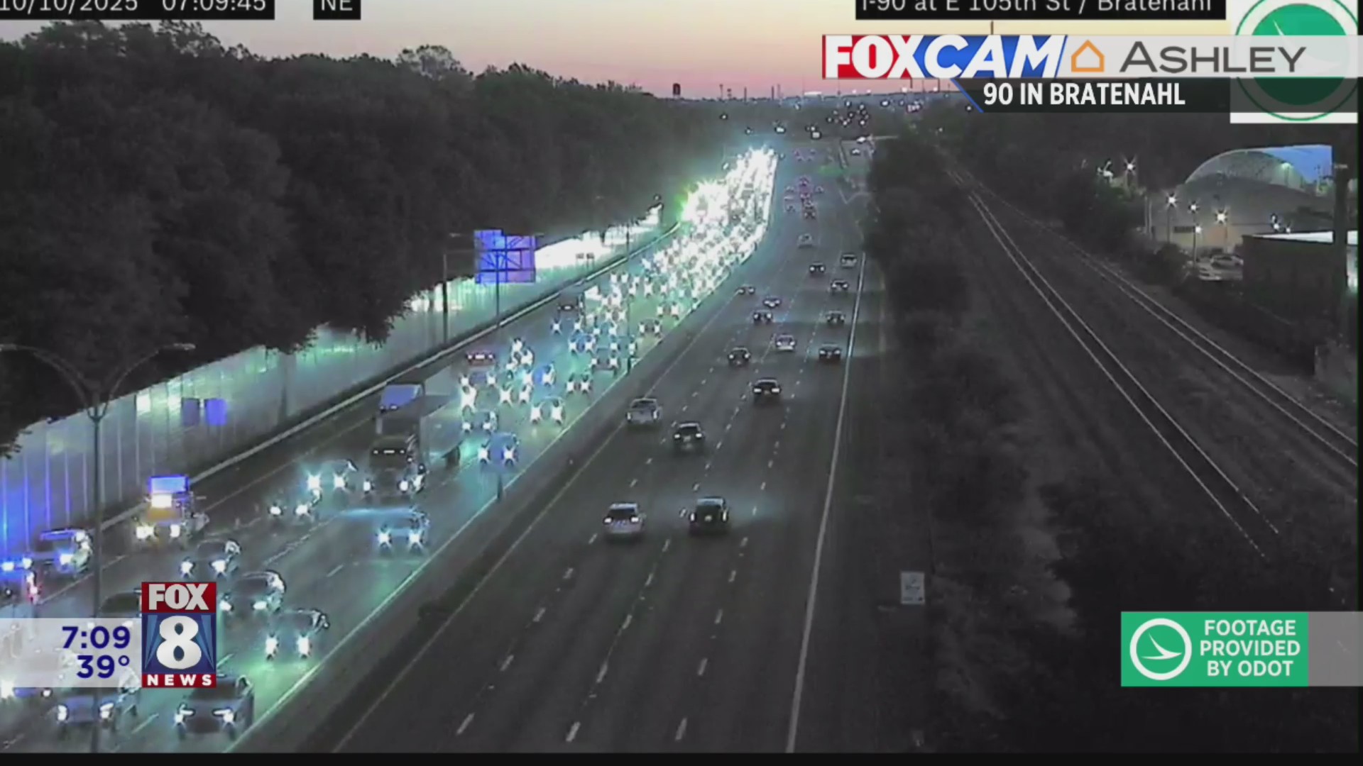 TRAFFIC ALERT: Crash scene down to one lane on I-90 – Fox 8 Cleveland WJW
