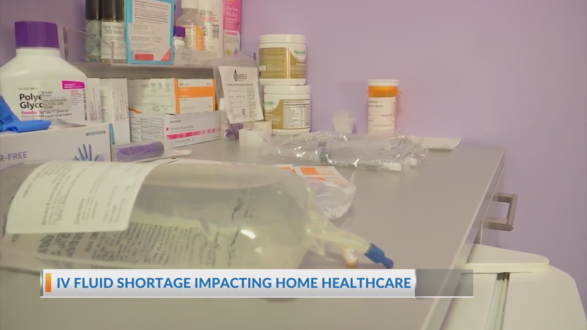 IV fluid shortage impacting home healthcare – WCBD News 2