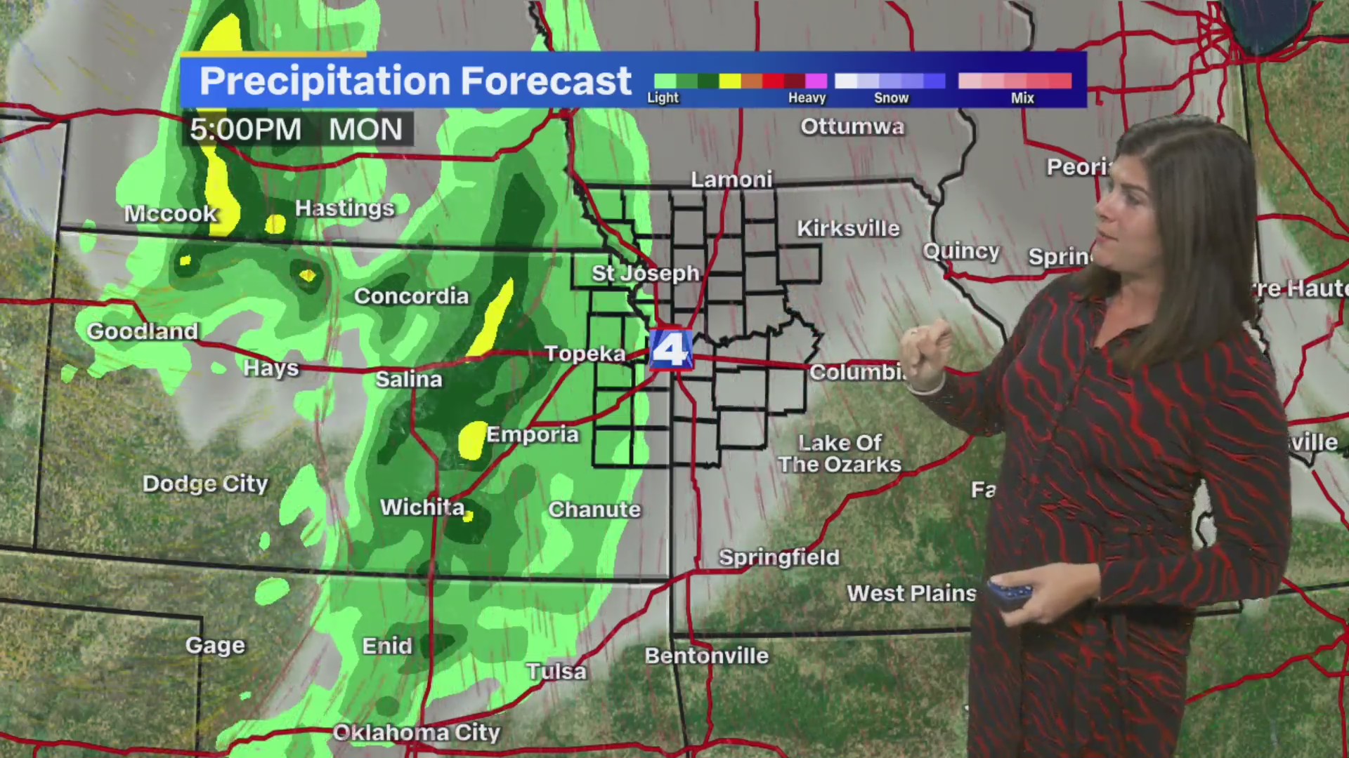 Friday morning forecast FOX 4 Kansas City WDAFTV News, Weather, Sports