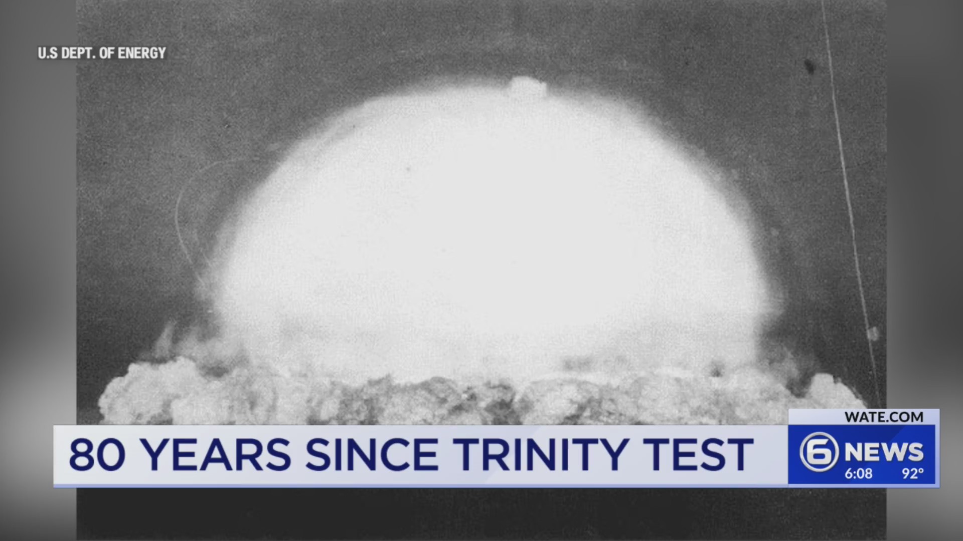 Trinity Testing Sight 80 years since Trinity test – WATE 6 On Your Side