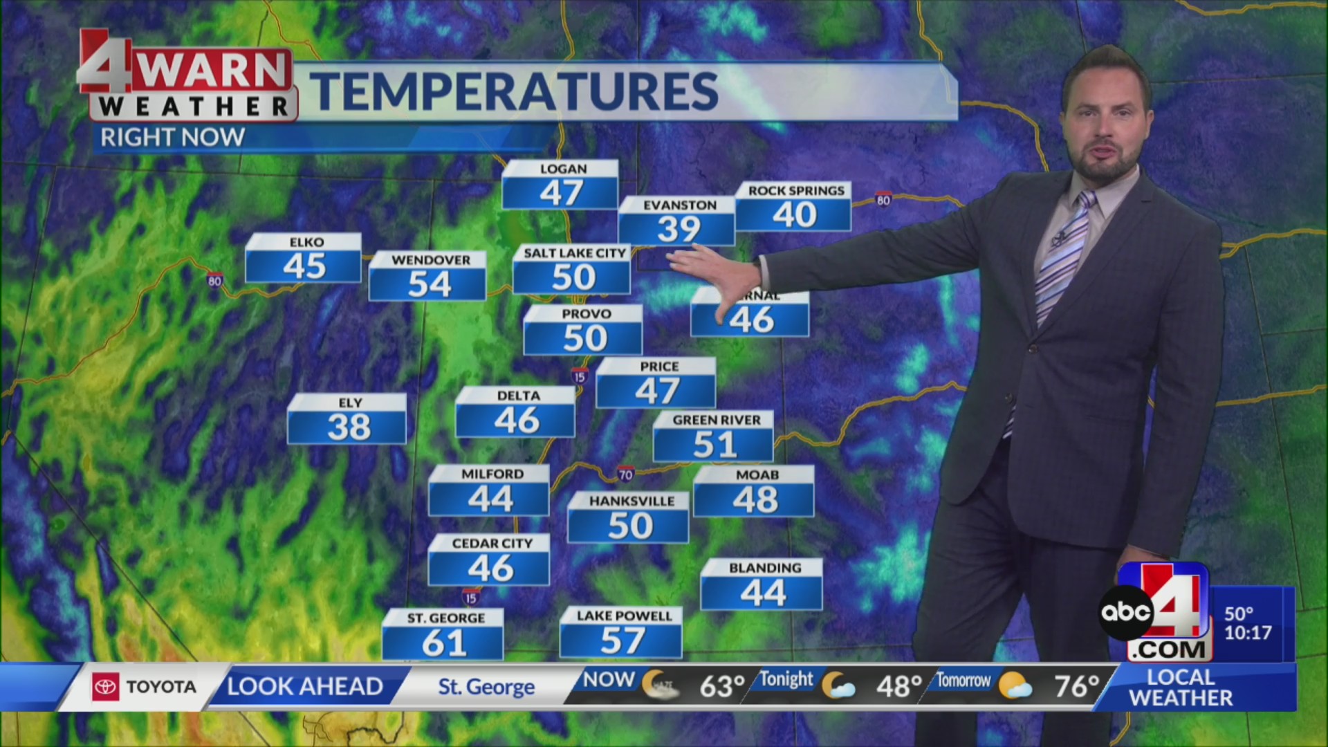 Temperatures on the rise, but a few showers remain on Sunday – ABC4 Utah