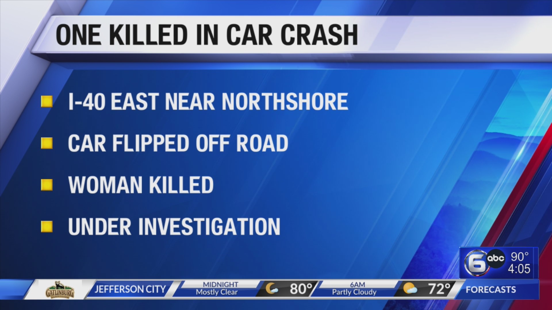 Police investigate fatal crash on Pellissippi Parkway – WATE 6 On Your Side
