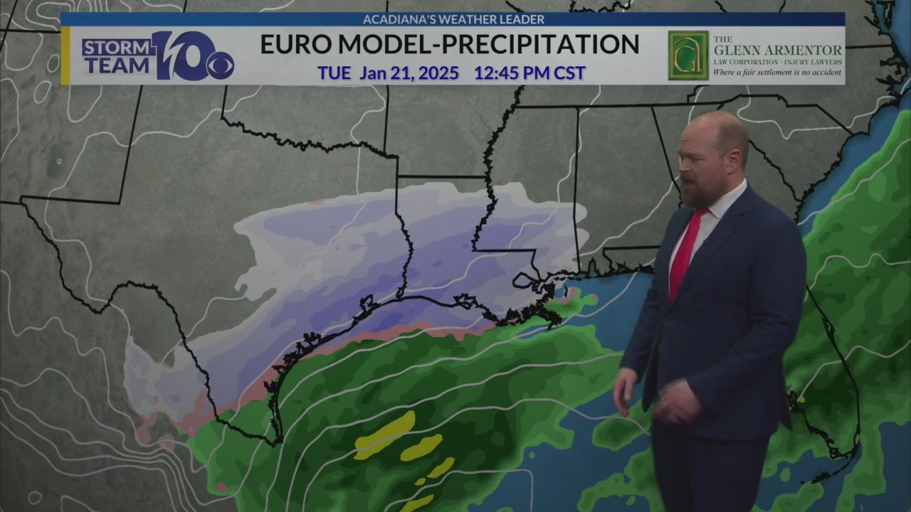 Tracking Arctic Blast and Possible Snow in Acadiana – KLFY.com