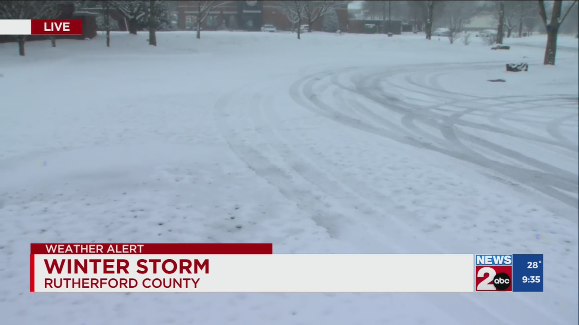 Winter Storm: Conditions in Rutherford County – WKRN News 2