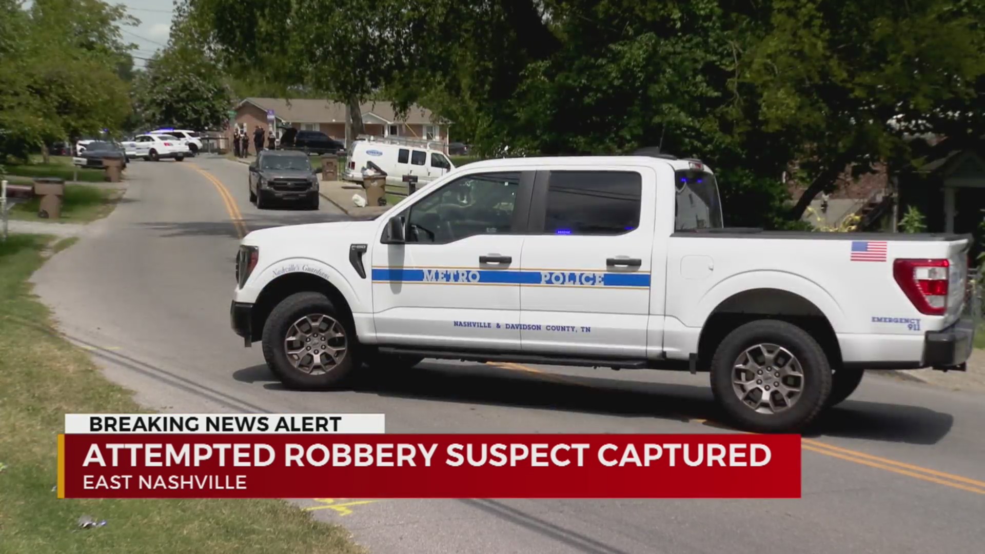 Attempted robbery suspect captured in East Nashville, TN – WKRN News 2