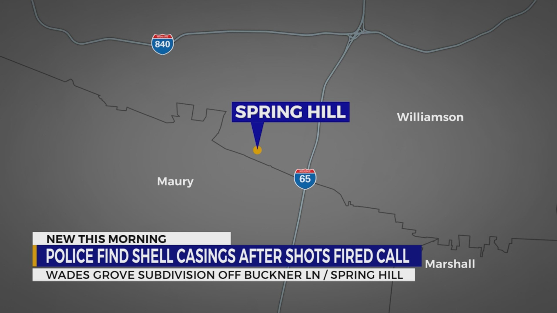 Police find shell casings after shots fired call in Spring Hill – WKRN ...
