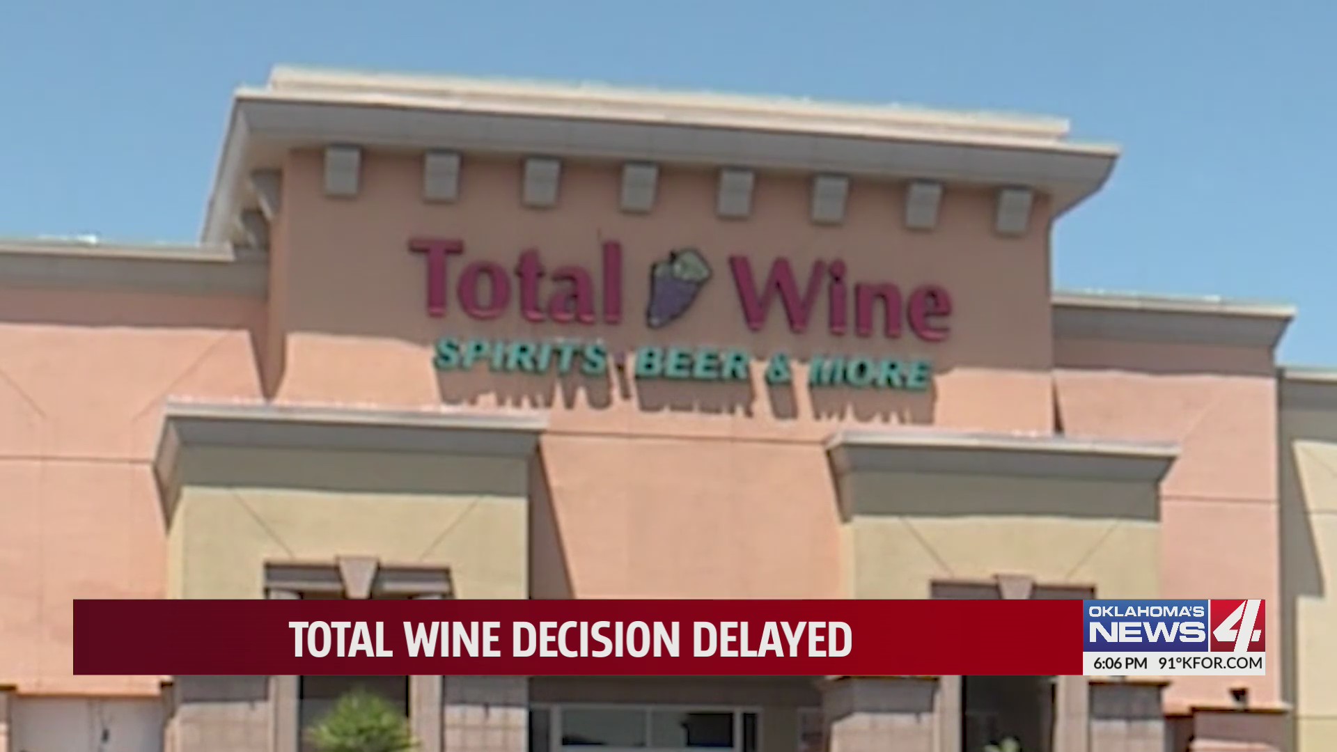 Total Wine decision delayed Oklahoma City