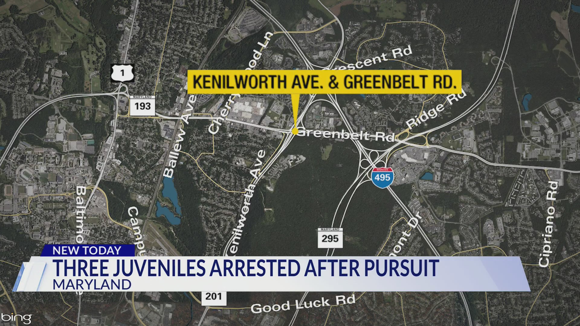 Three juveniles arrested after police pursuit – DC News Now | DC ...