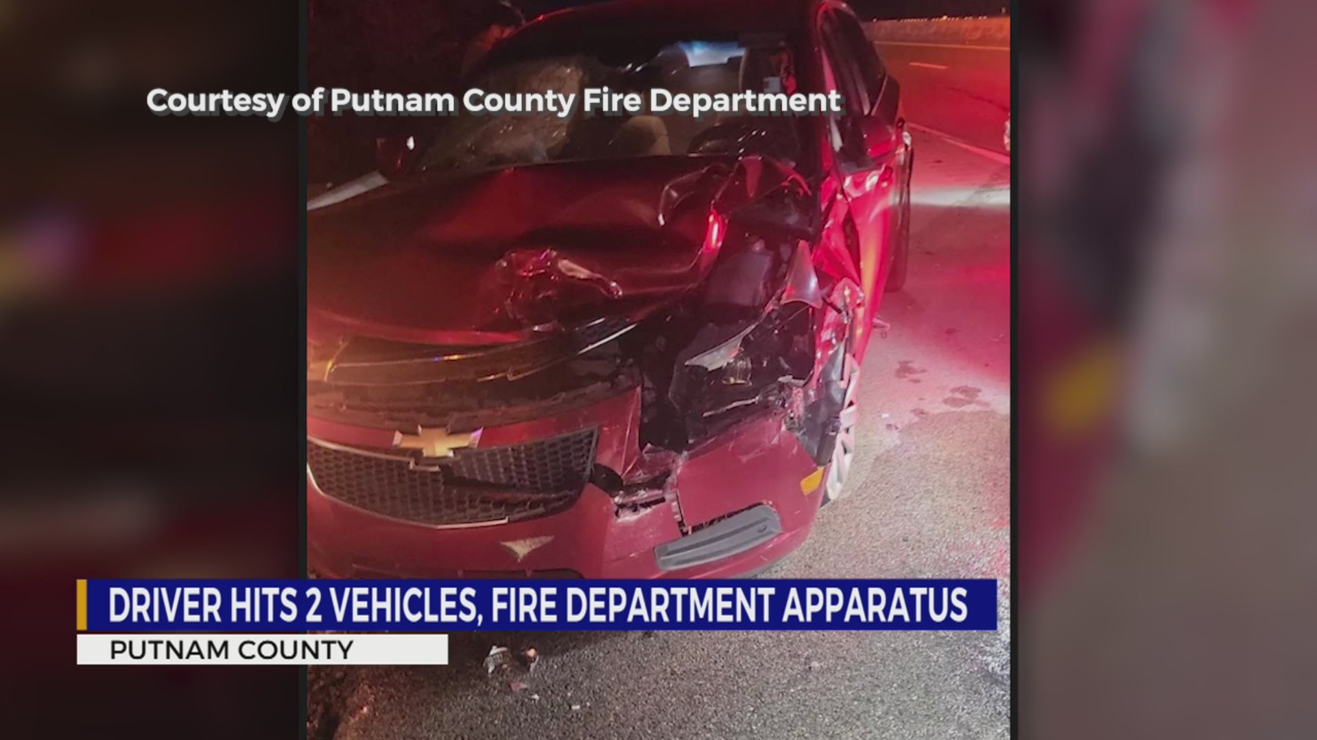 Putnam County Fire Department vehicle struck on Interstate 40 – WKRN News 2