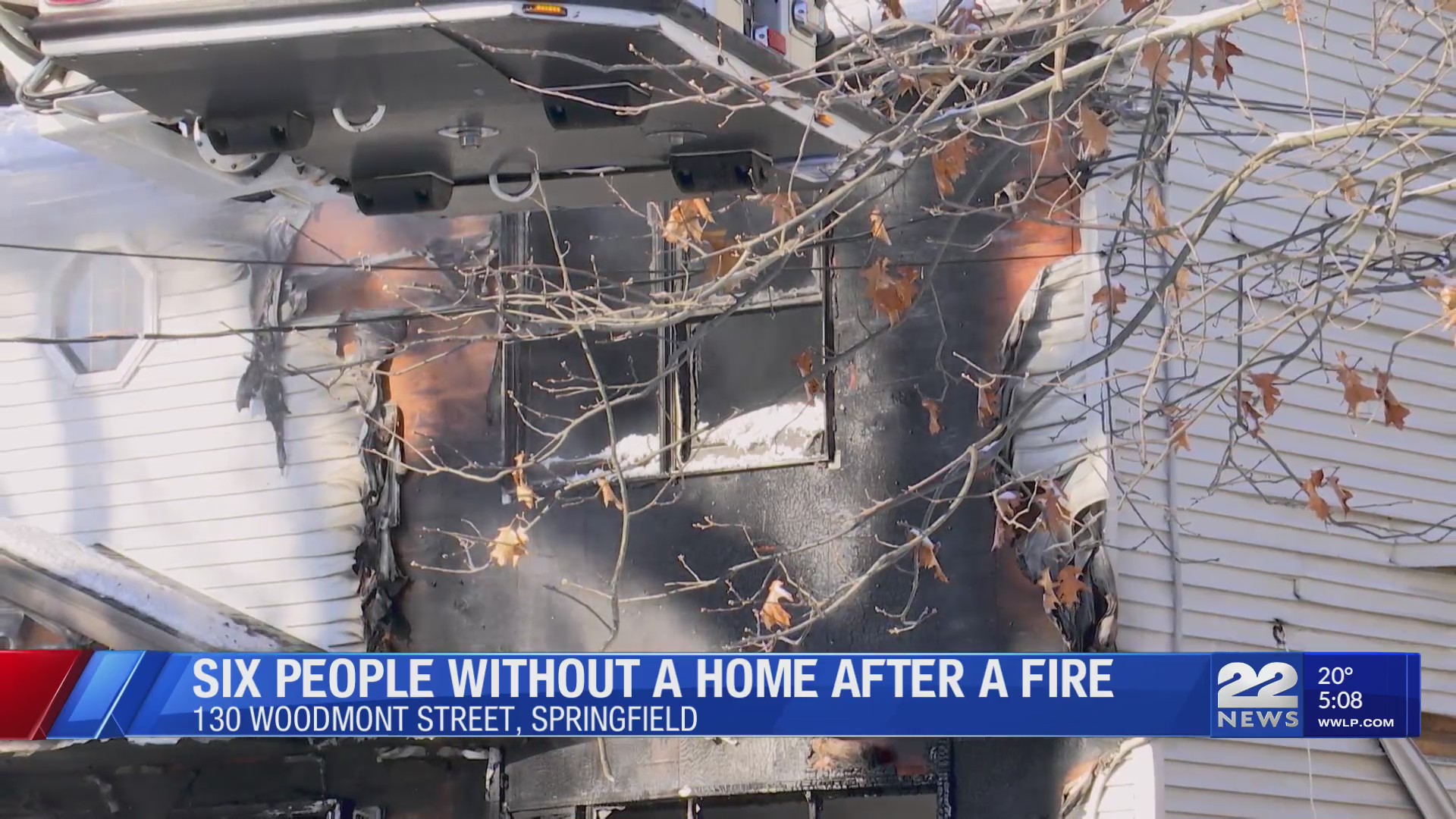 Six without home after fire on Woodmont Street in Springfield – WWLP