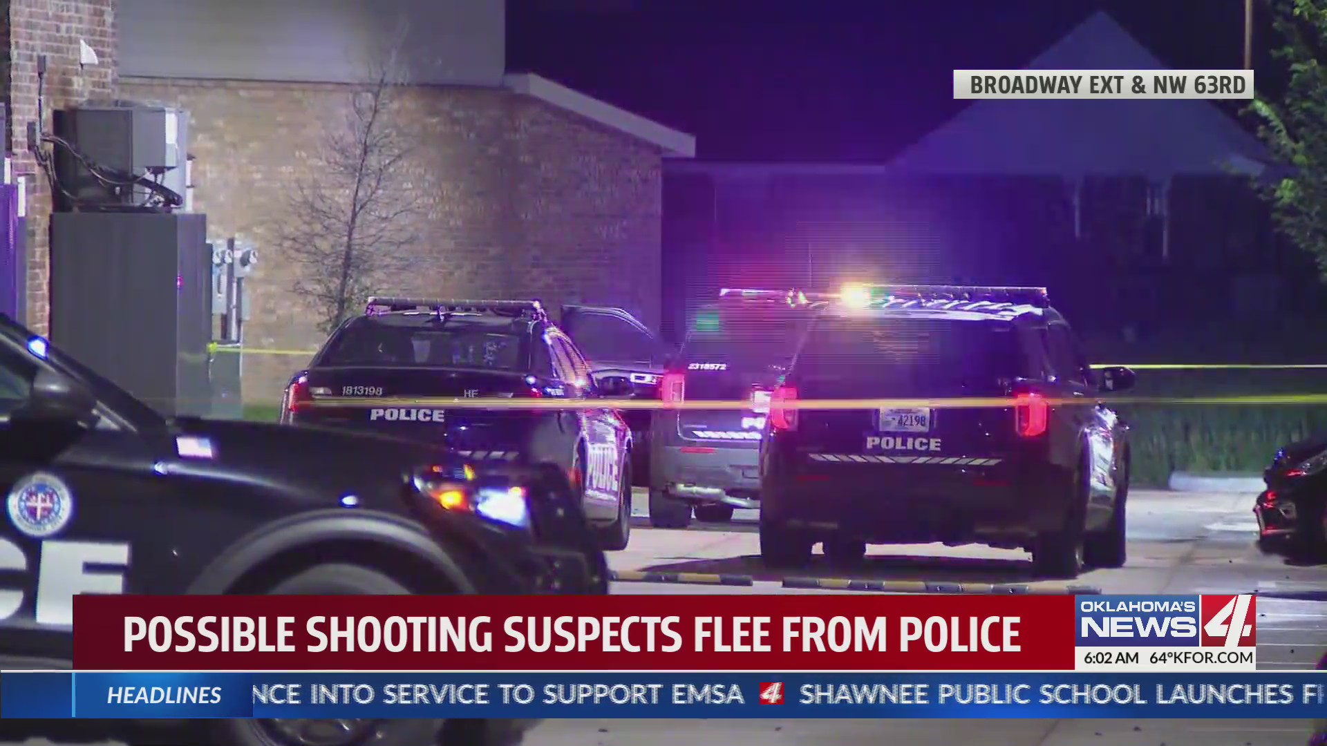Two in custody after shooting leads to pursuit in NW Oklahoma City ...
