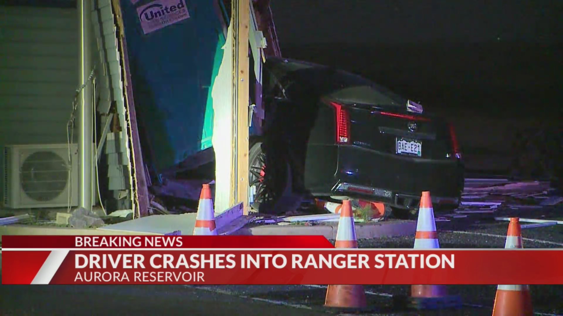 Driver crashes into ranger station at Aurora Reservoir – FOX31 Denver