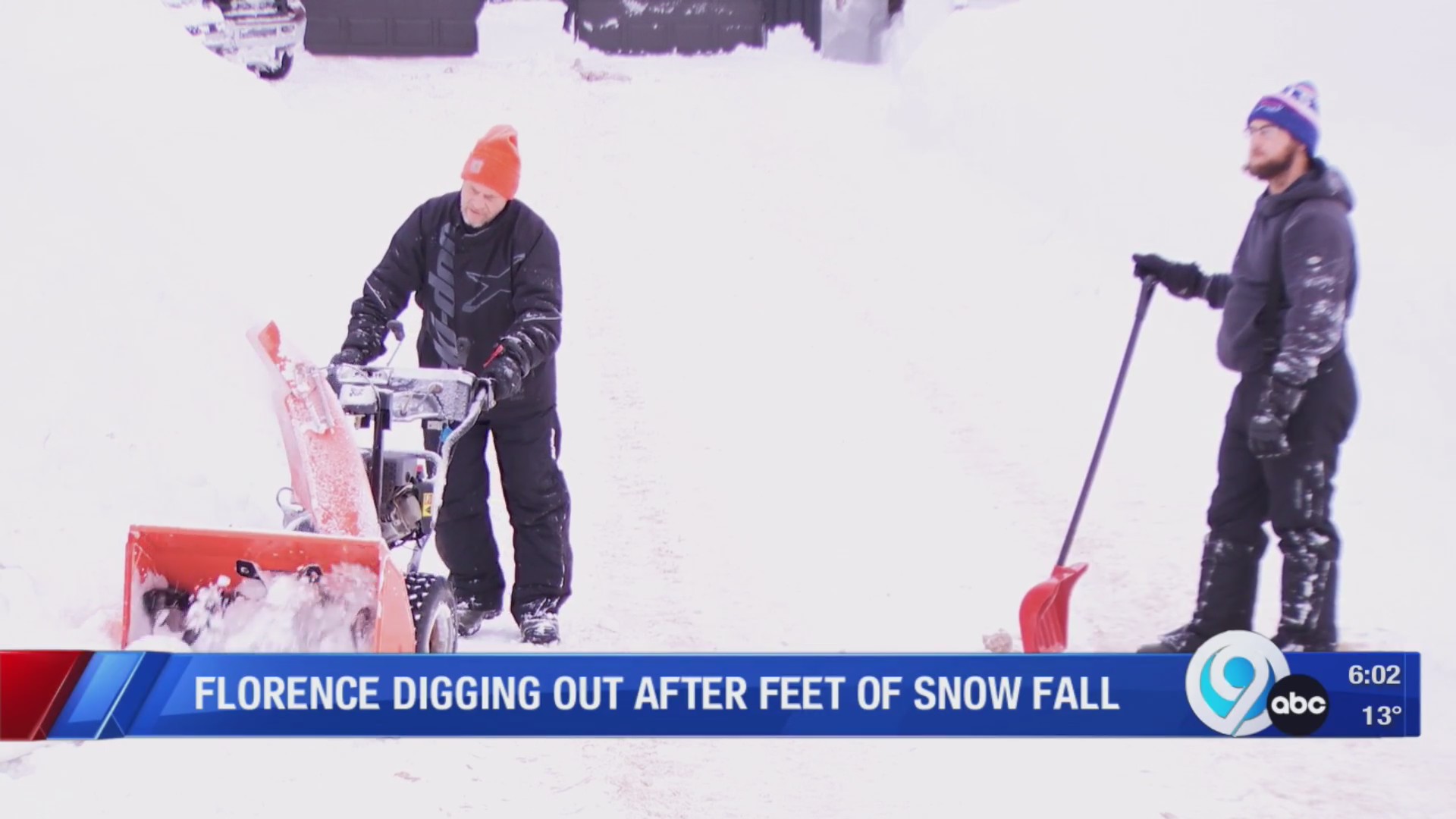 Florence digging out after feet of snow fall – WSYR