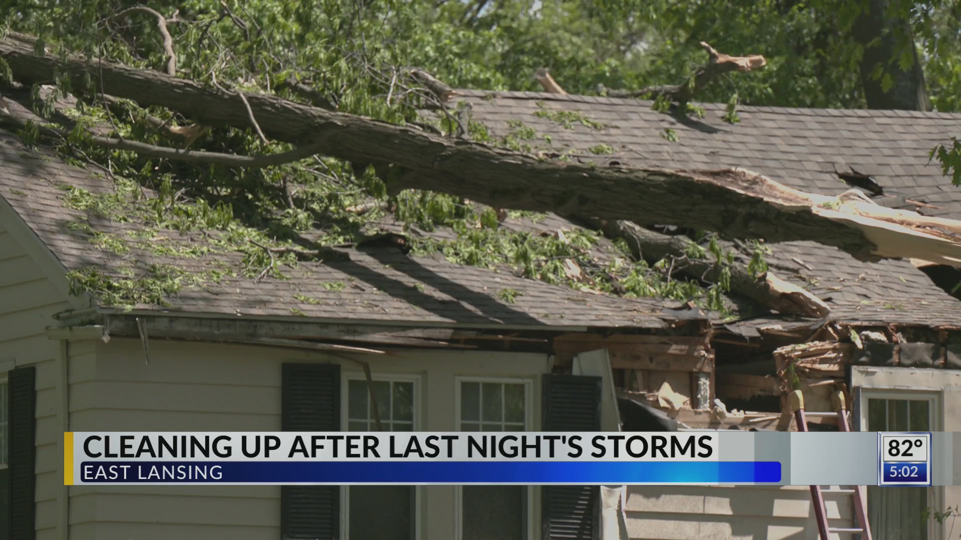 Residents dealing with storm damage after Thursday storms – WLNS 6 News