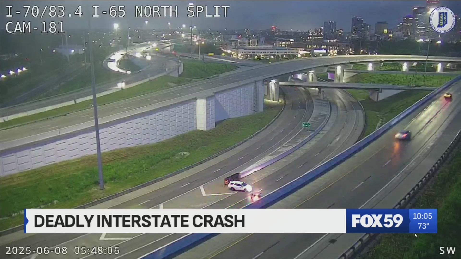 1 killed in 2-car crash on Interstate 70 in Indianapolis – Fox 59