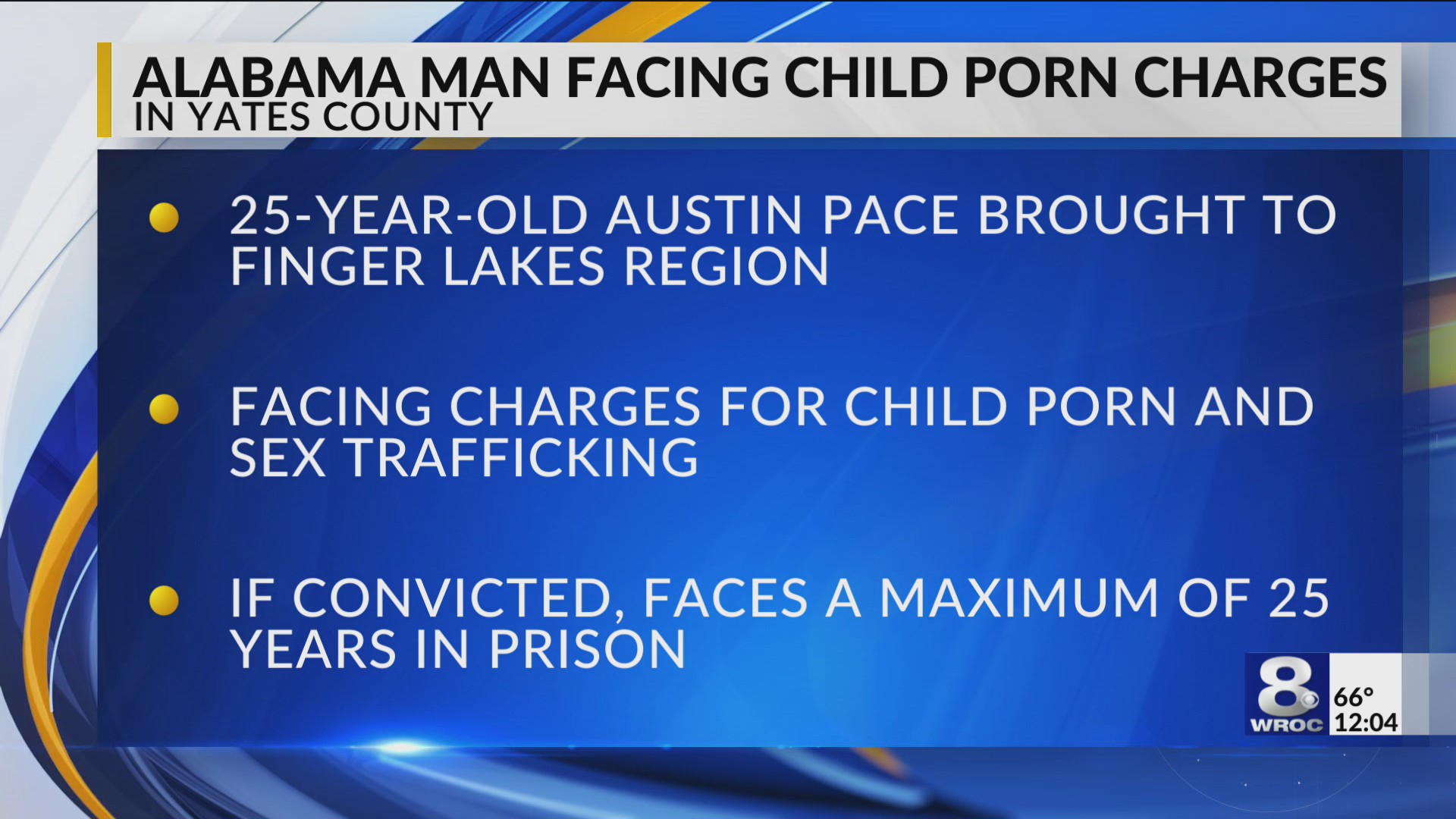 Alabama man extradited to Yates County on child sex trafficking charges ...