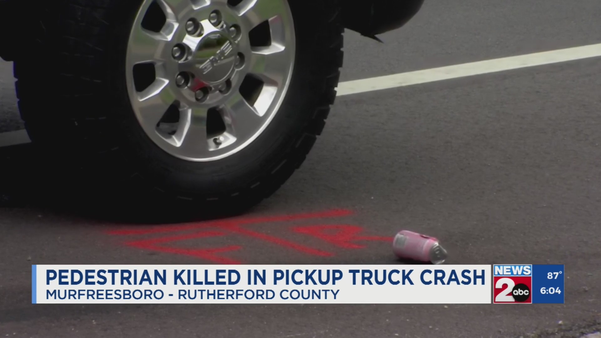 Pedestrian dies after being struck by pickup truck in Murfreesboro ...