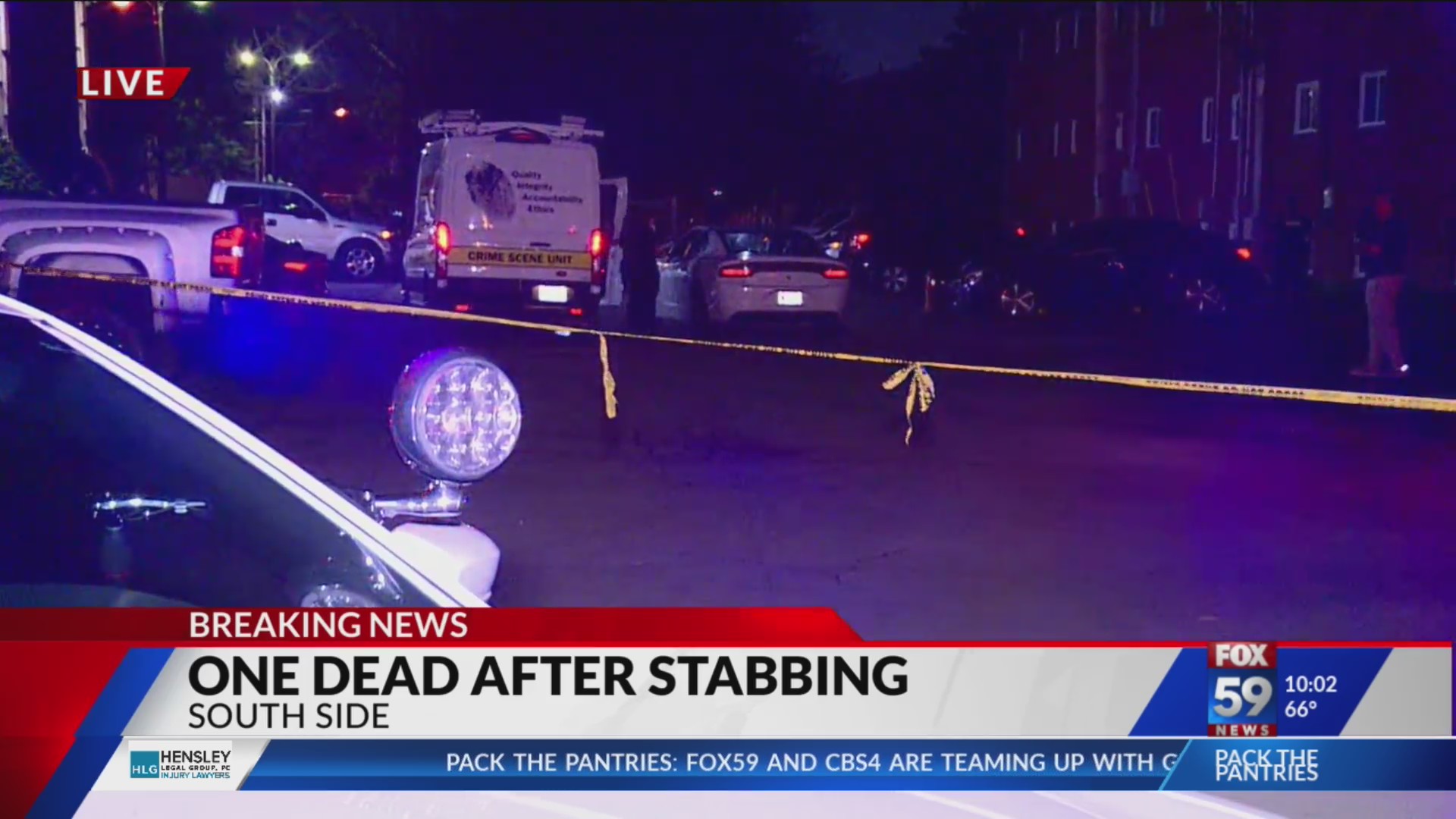 Man killed in south side stabbing; 1 in custody – Fox 59
