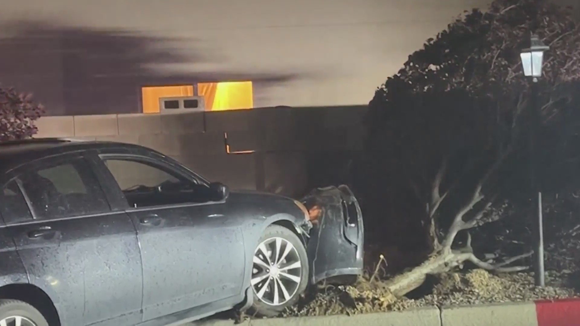 VIDEO: Car caught on camera crashing into southwest Albuquerque ...