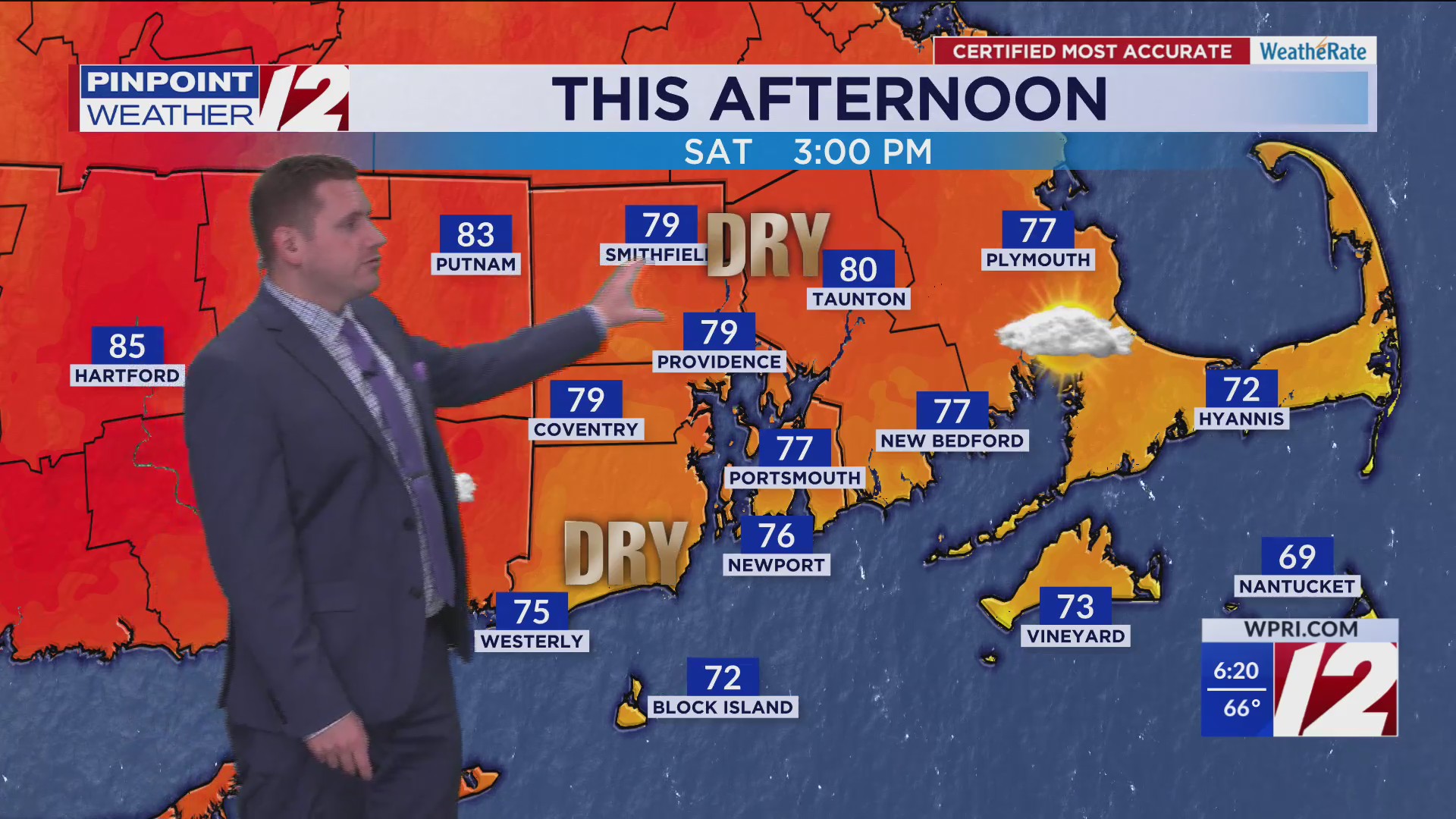 WPRI 12 Weather Forecast 7/12/25: Mainly Dry, Seasonably Warm This ...