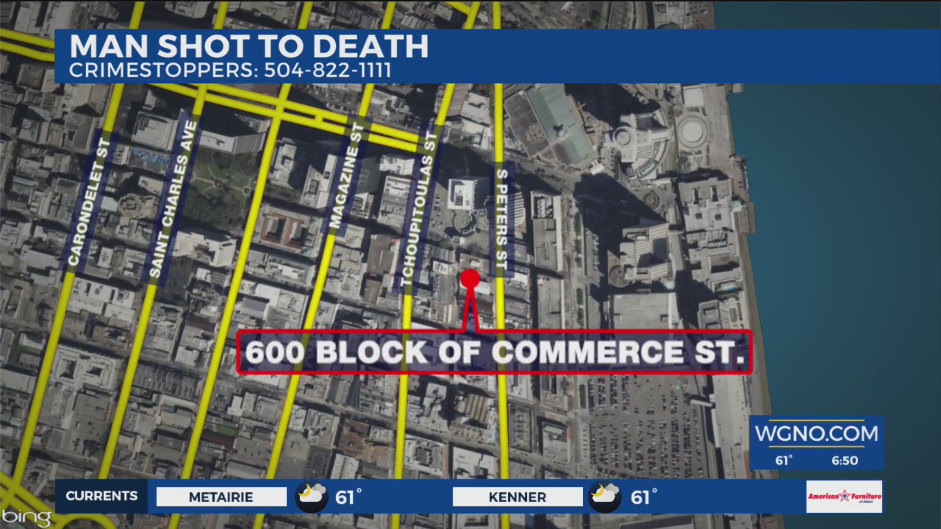 Man shot, killed on Commerce Street Friday morning – WGNO