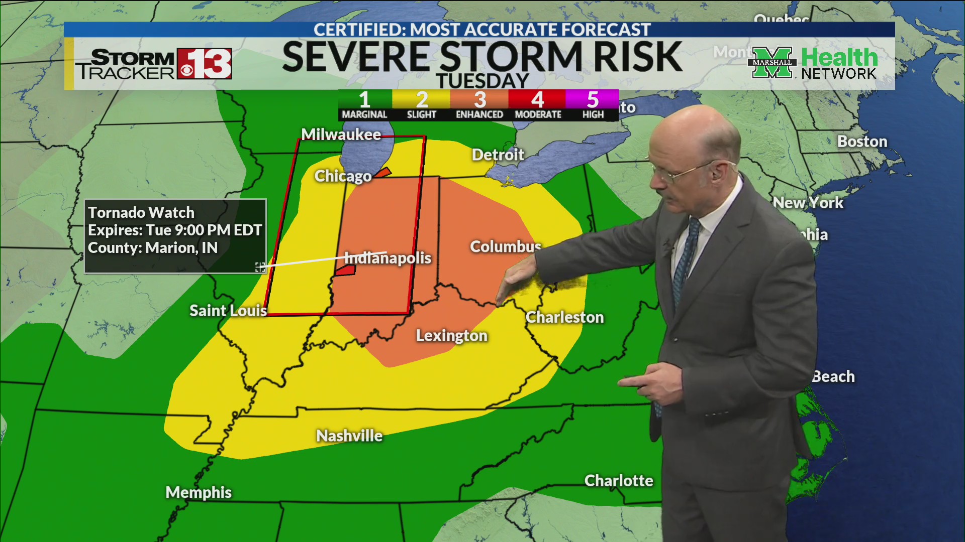 May 7 & 8 Storm Risk Breakdown – WOWK 13 News