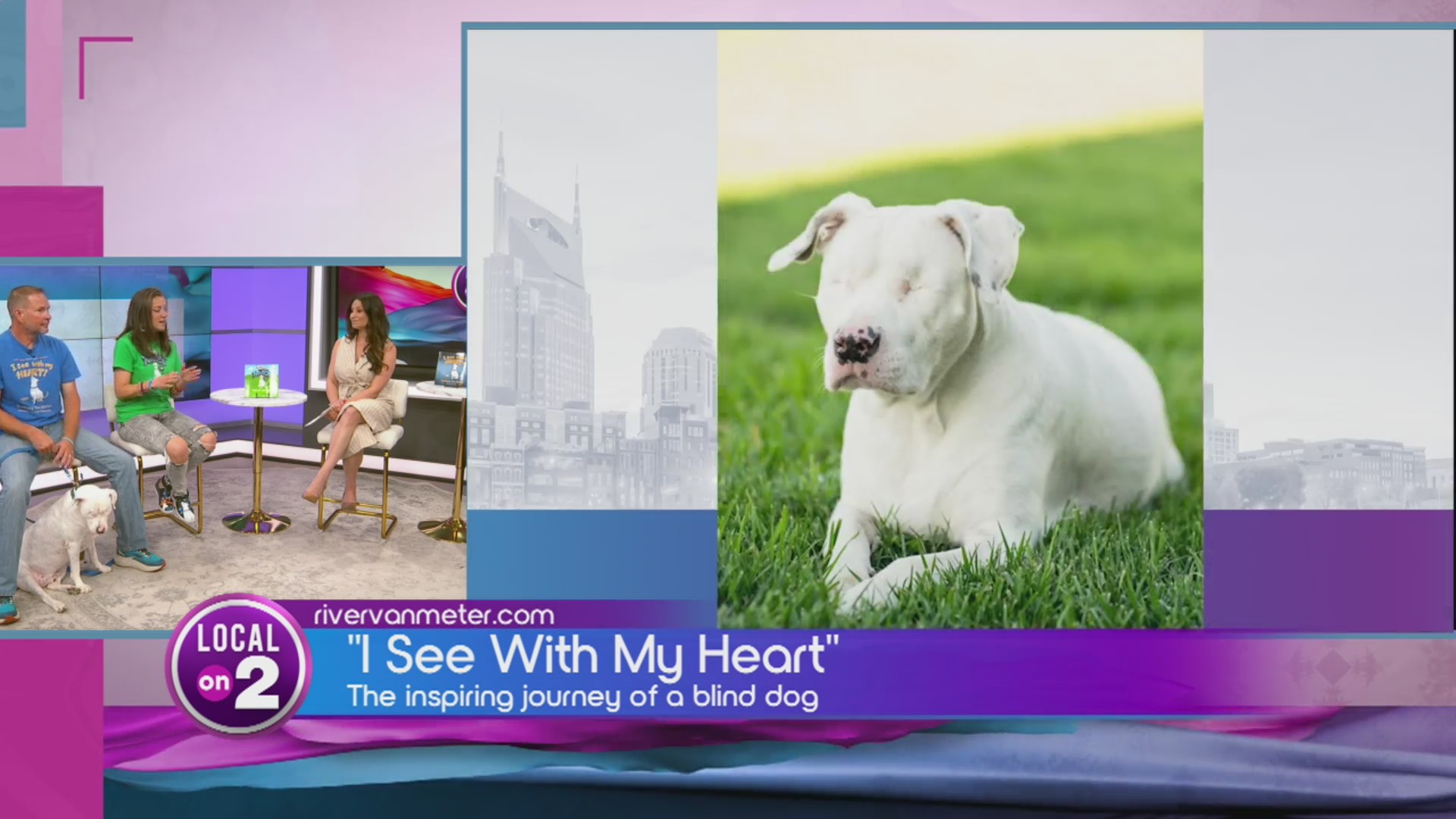 Blind Rescue Dog Helps Kids Learn Life Lessons – WKRN News 2