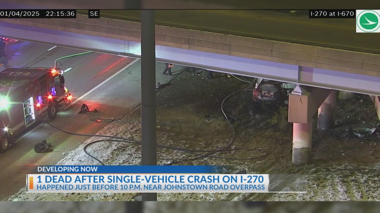One person dead after car crashes into concrete post in northeast ...