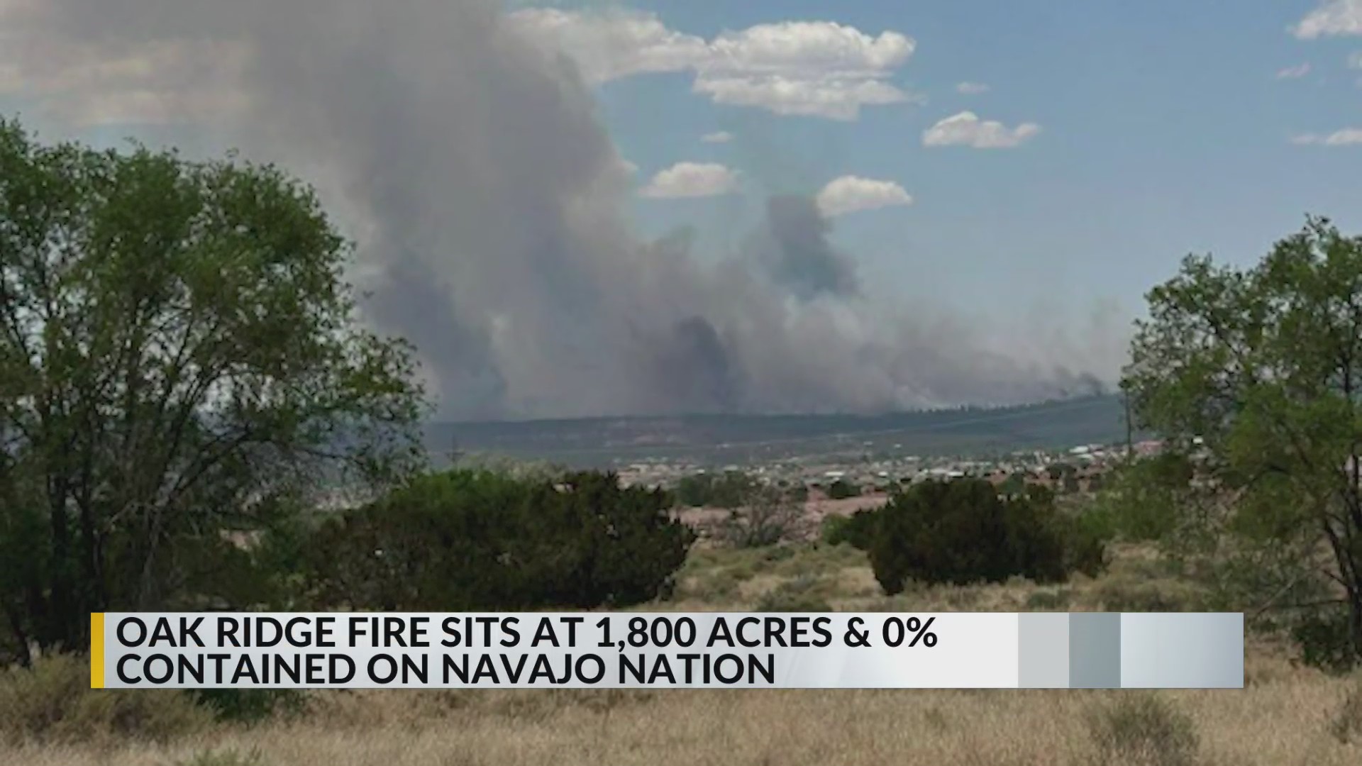 Oak Ridge Fire burning in Navajo Nation – KRQE NEWS 13 – Breaking News ...