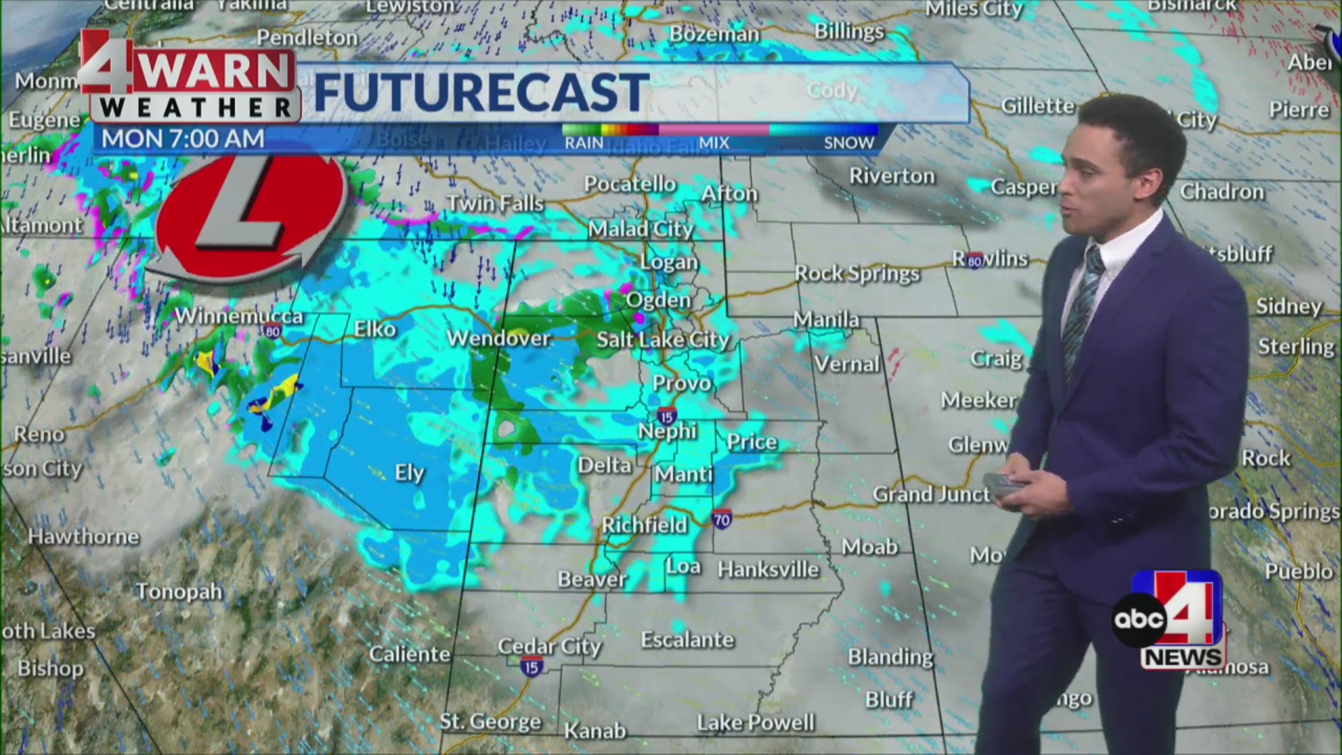 More moisture brings more wintry mix to valley floors – ABC4 Utah
