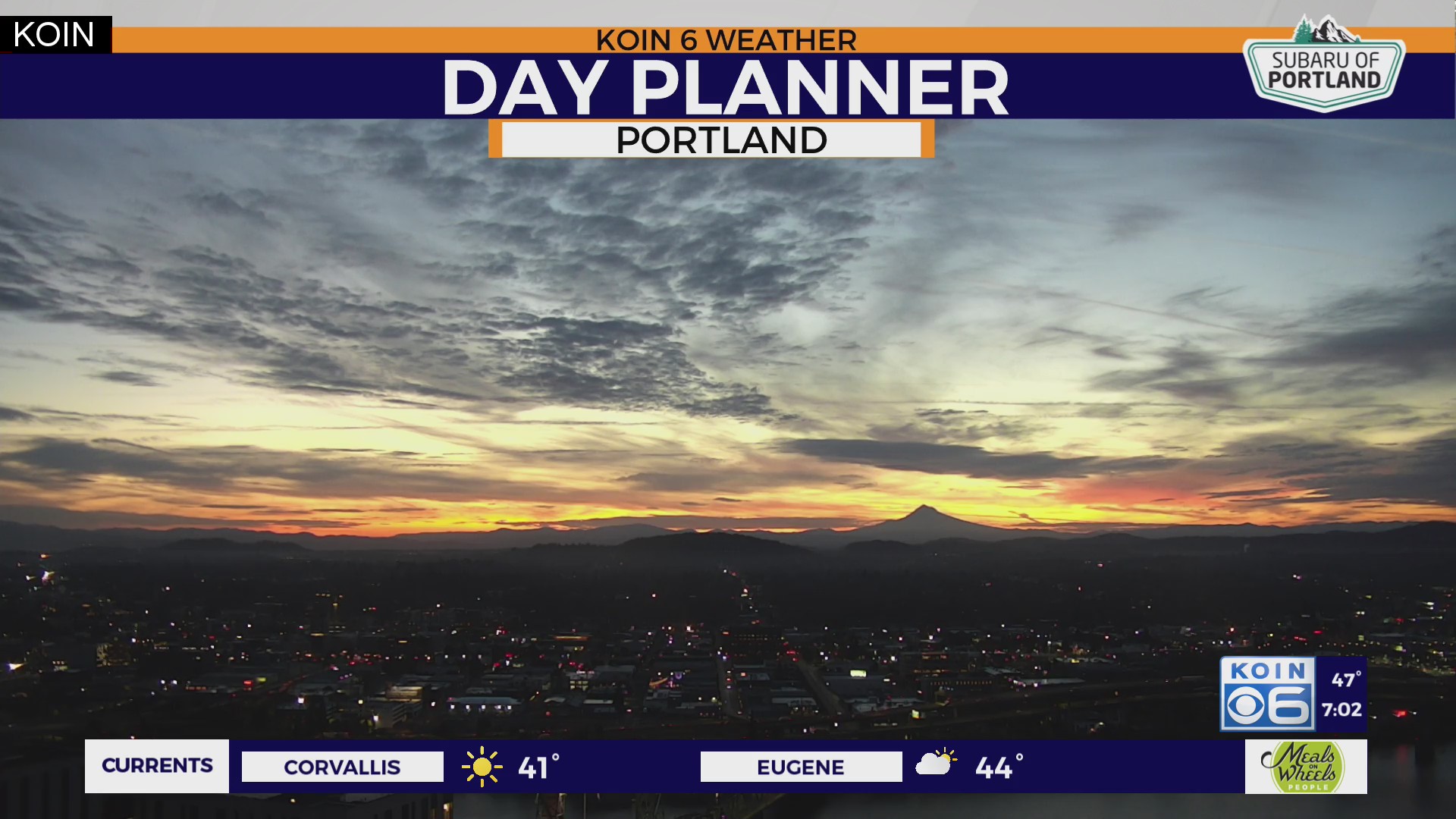 Subaru of Portland weather cam