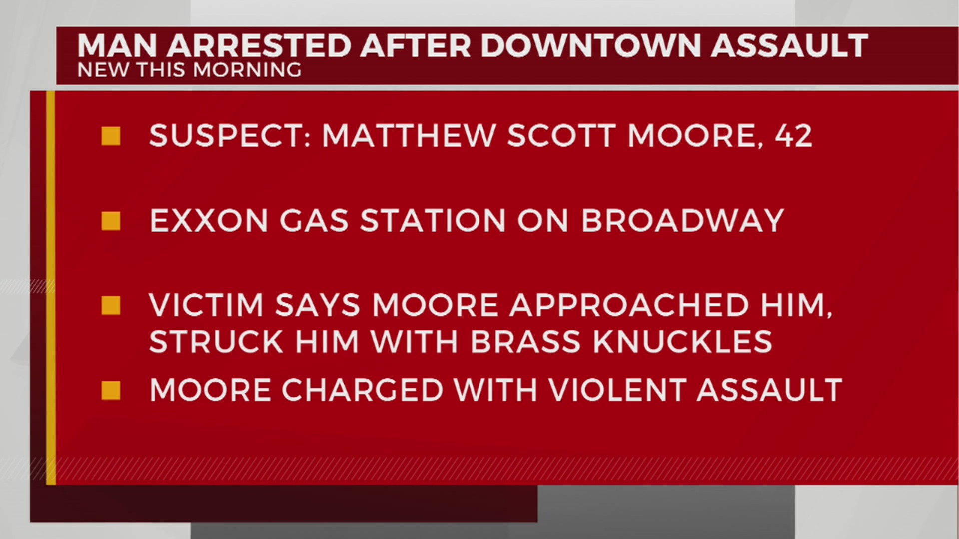 Man arrested after downtown assault – WKRN News 2
