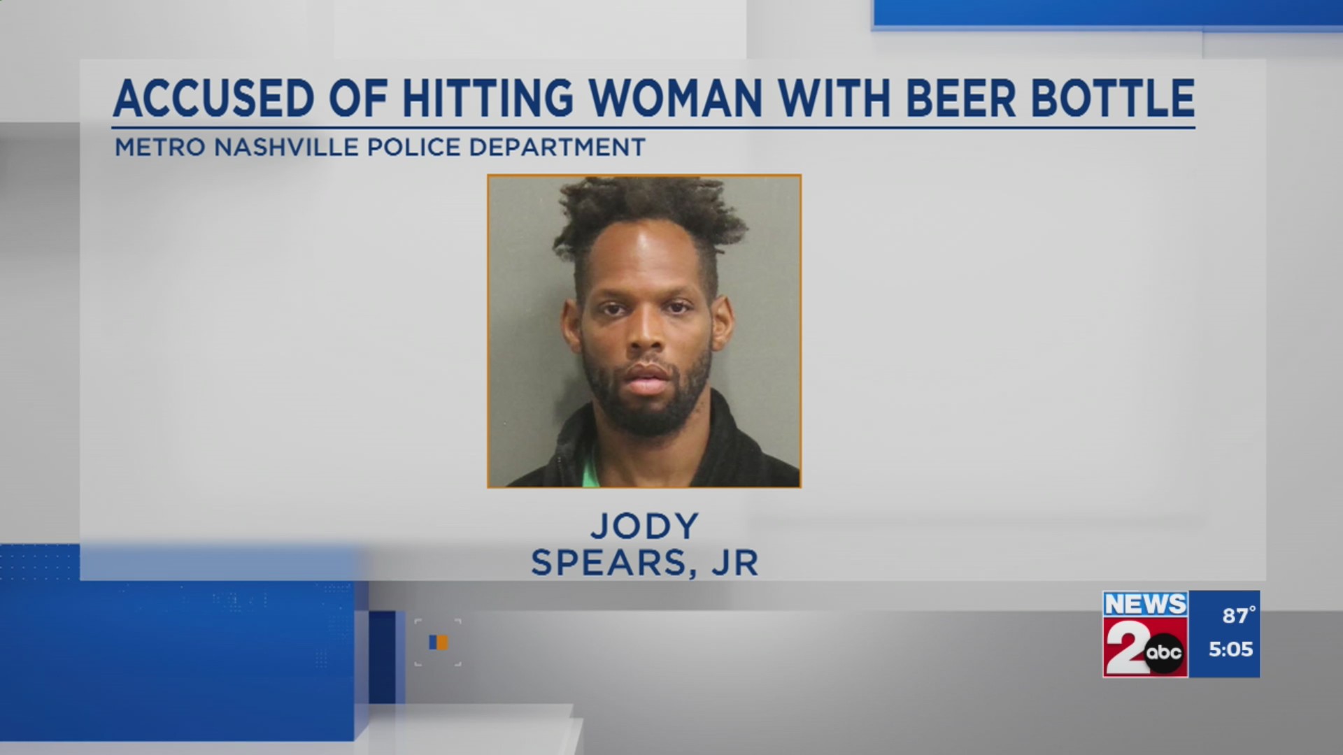 Man accused of hitting woman with beer bottle in Donelson – WKRN News 2