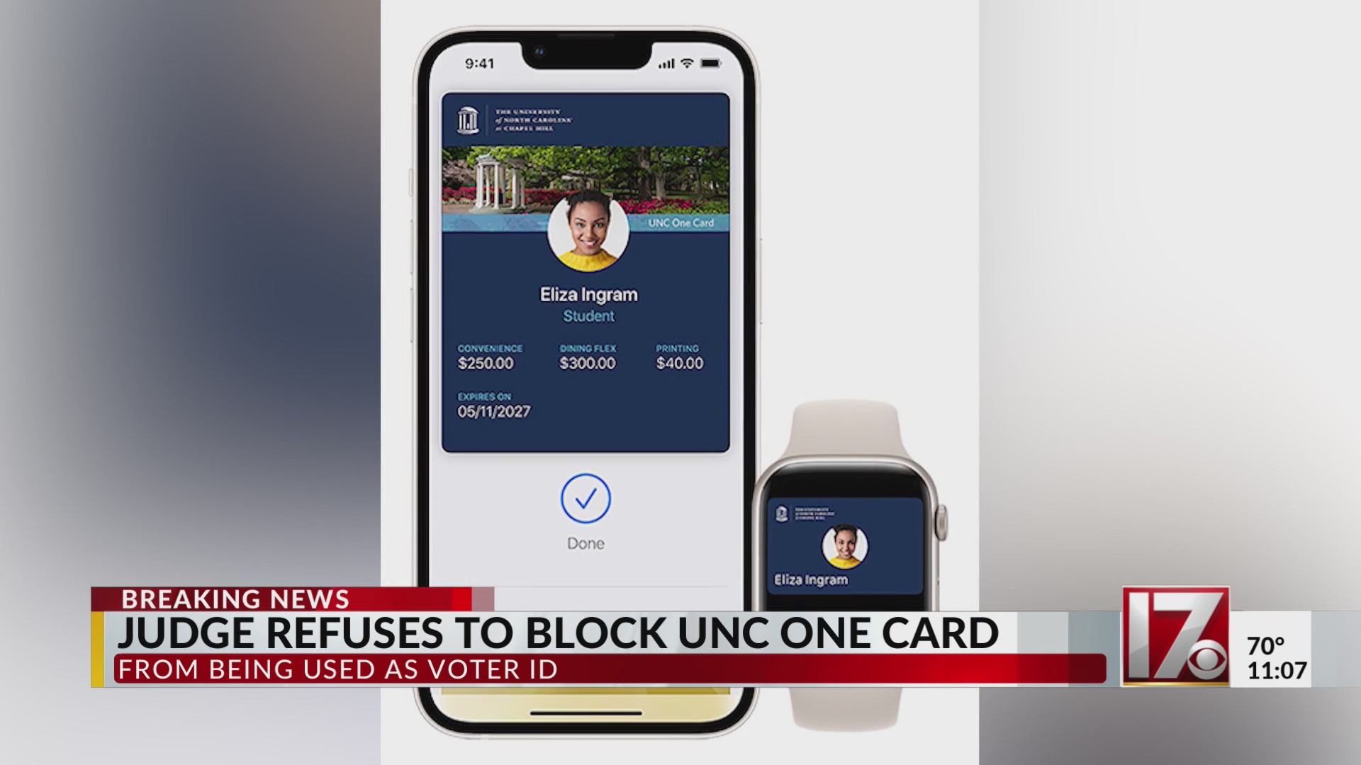 Judge refuses order to block UNC digital IDs from being used to vote ...