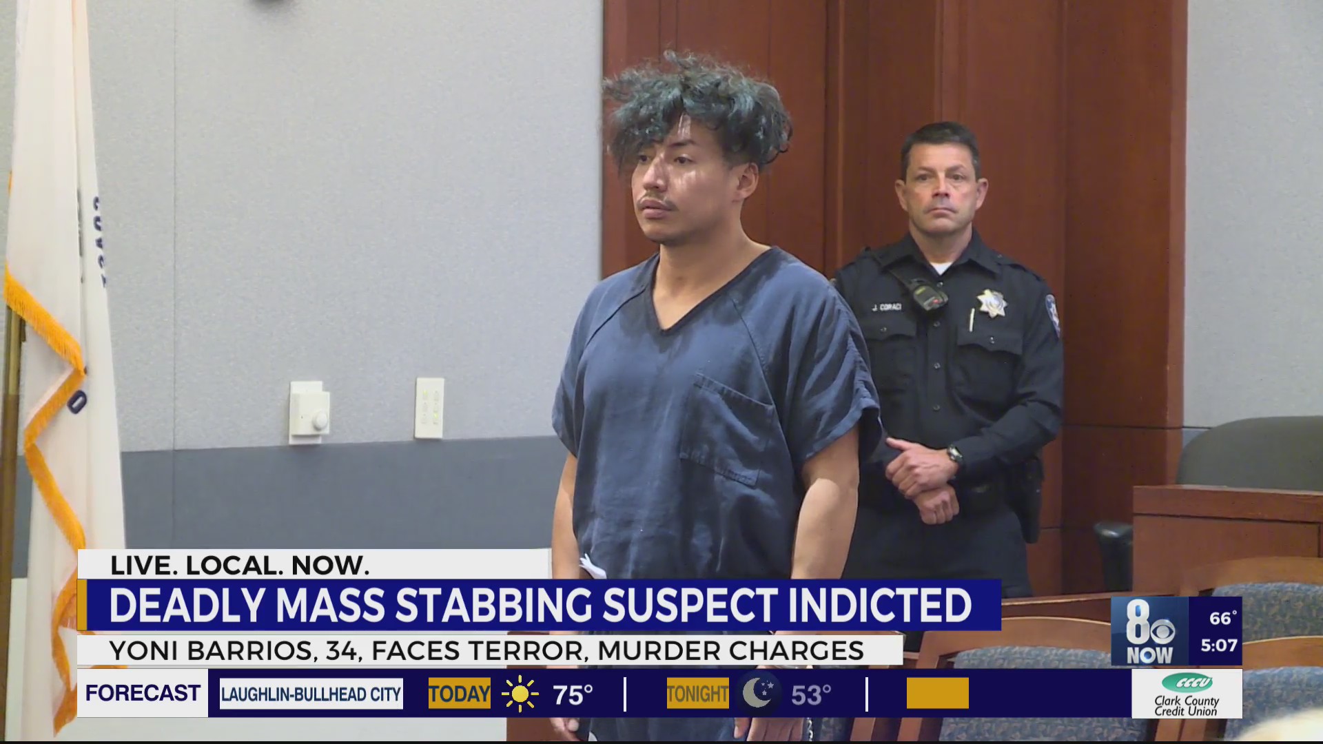 Las Vegas Strip mass stabbing suspect indicted on terror, murder ...