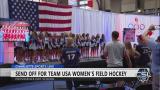 City of Charlotte held pep rally for women's field hockey Olympic team