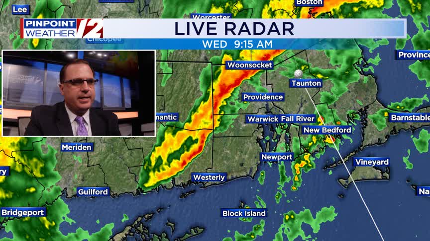 WPRI 12 Weather Now for 10/8/25: Heavy rain and gusty winds this ...