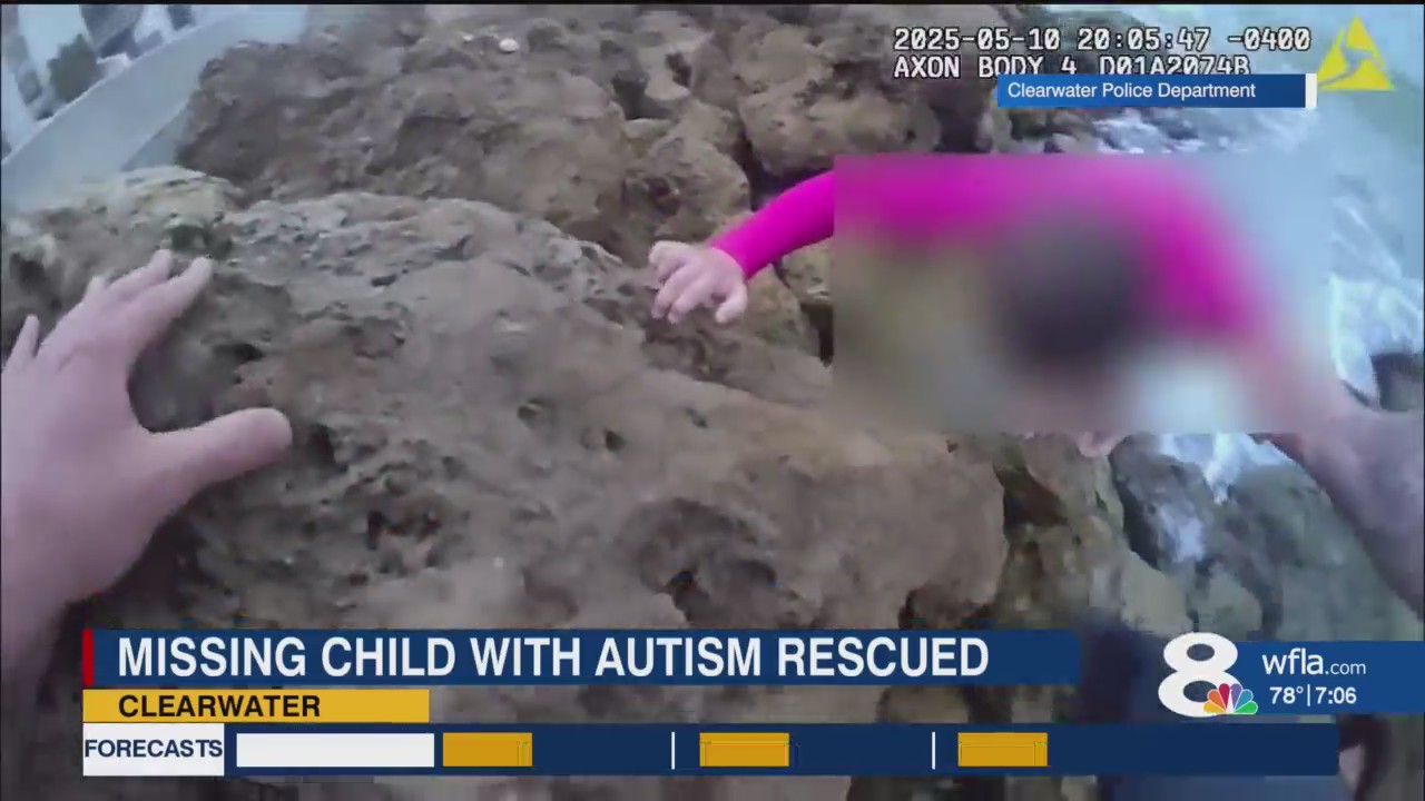 Clearwater police rescue missing girl with autism – WANE 15