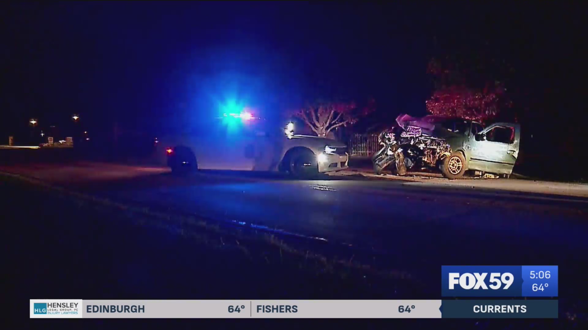 Pursuit leads to crash on southeast side – Fox 59