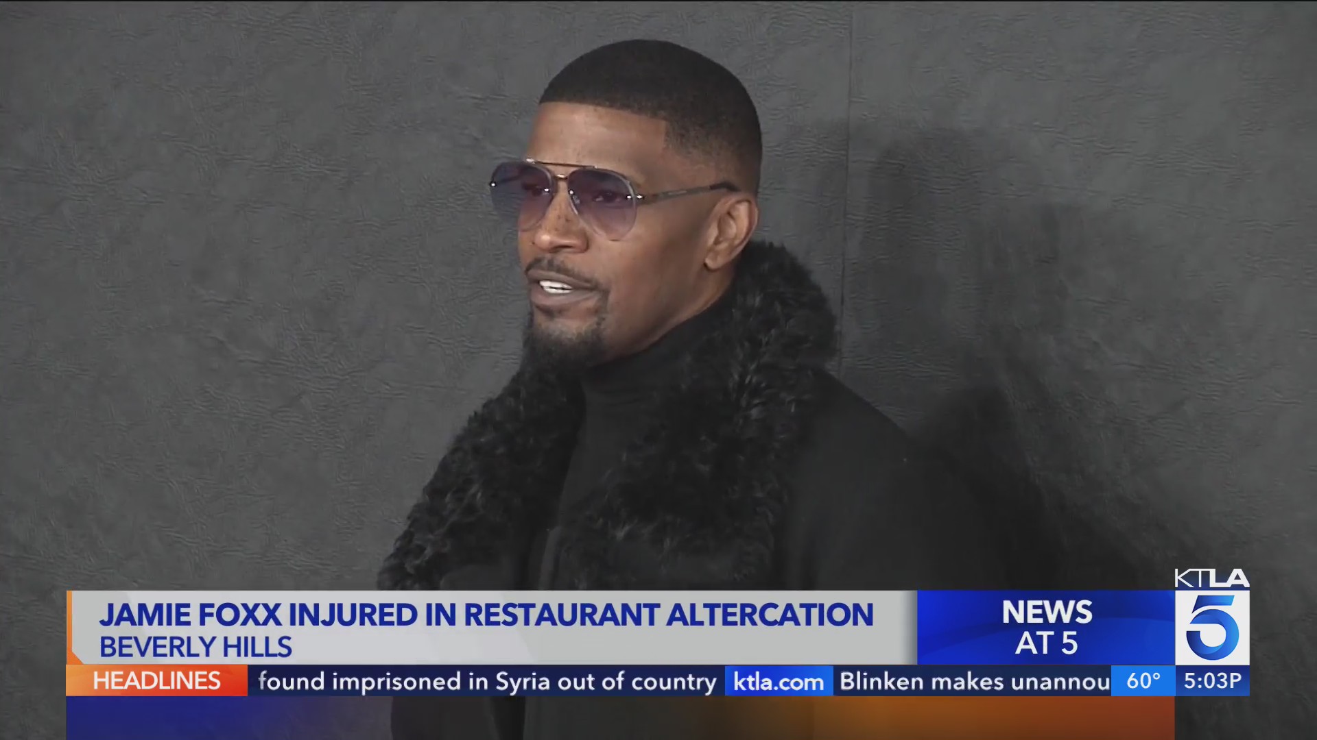 Jamie Foxx R. Kelly Jamie Foxx reportedly injured during confrontation at Beverly Hills ...