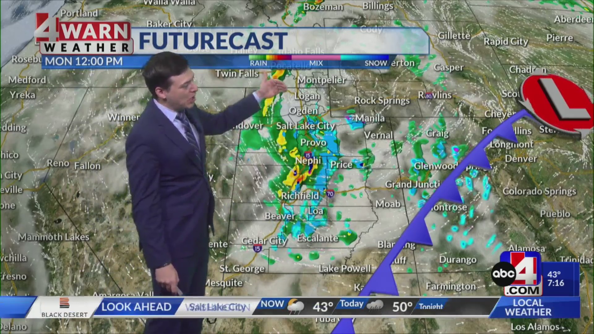 Scattered Showers Today as Cold Front Moves Through – ABC4 Utah