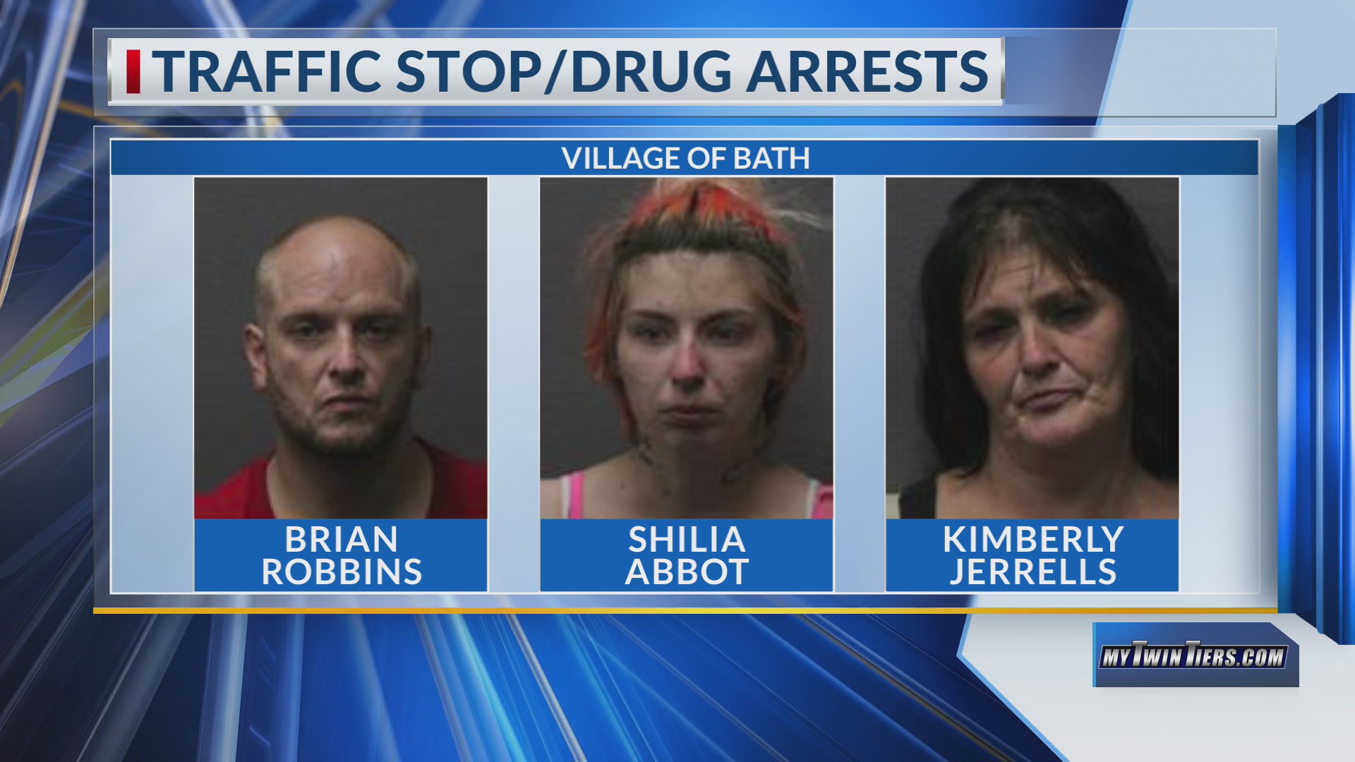 Three arrested after traffic stop, drug investigation in Bath – WETM ...