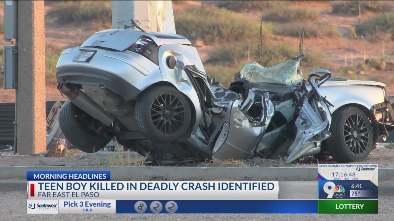 Teen boy identified after fatal crash in far East El Paso – KTSM 9 News