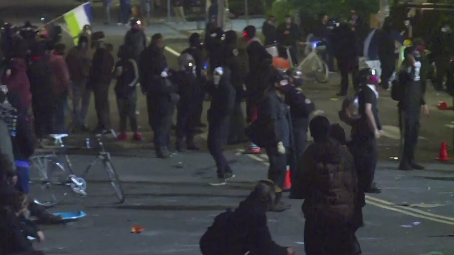 Portland police arrest 1 outside ICE facility after riot amid protest ...