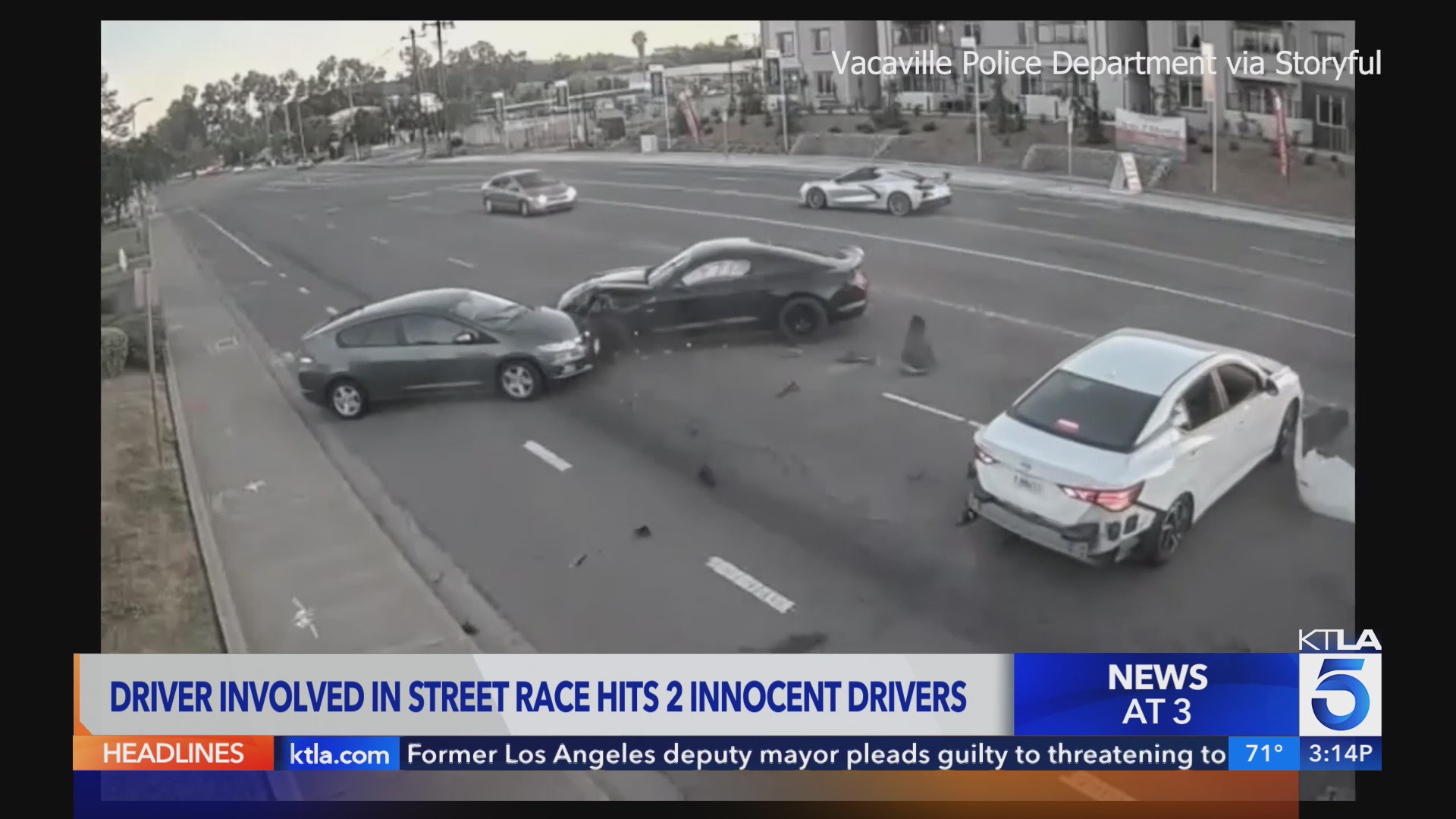 SHOCKING VIDEO: Street racing crash in Vacaville – Mustang slams into ...