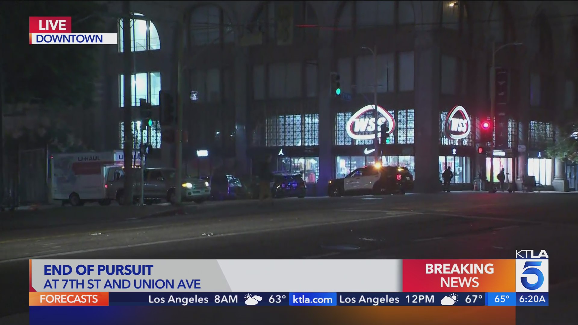 2 LAPD officers hurt in crash while trying to apprehend carjacking ...