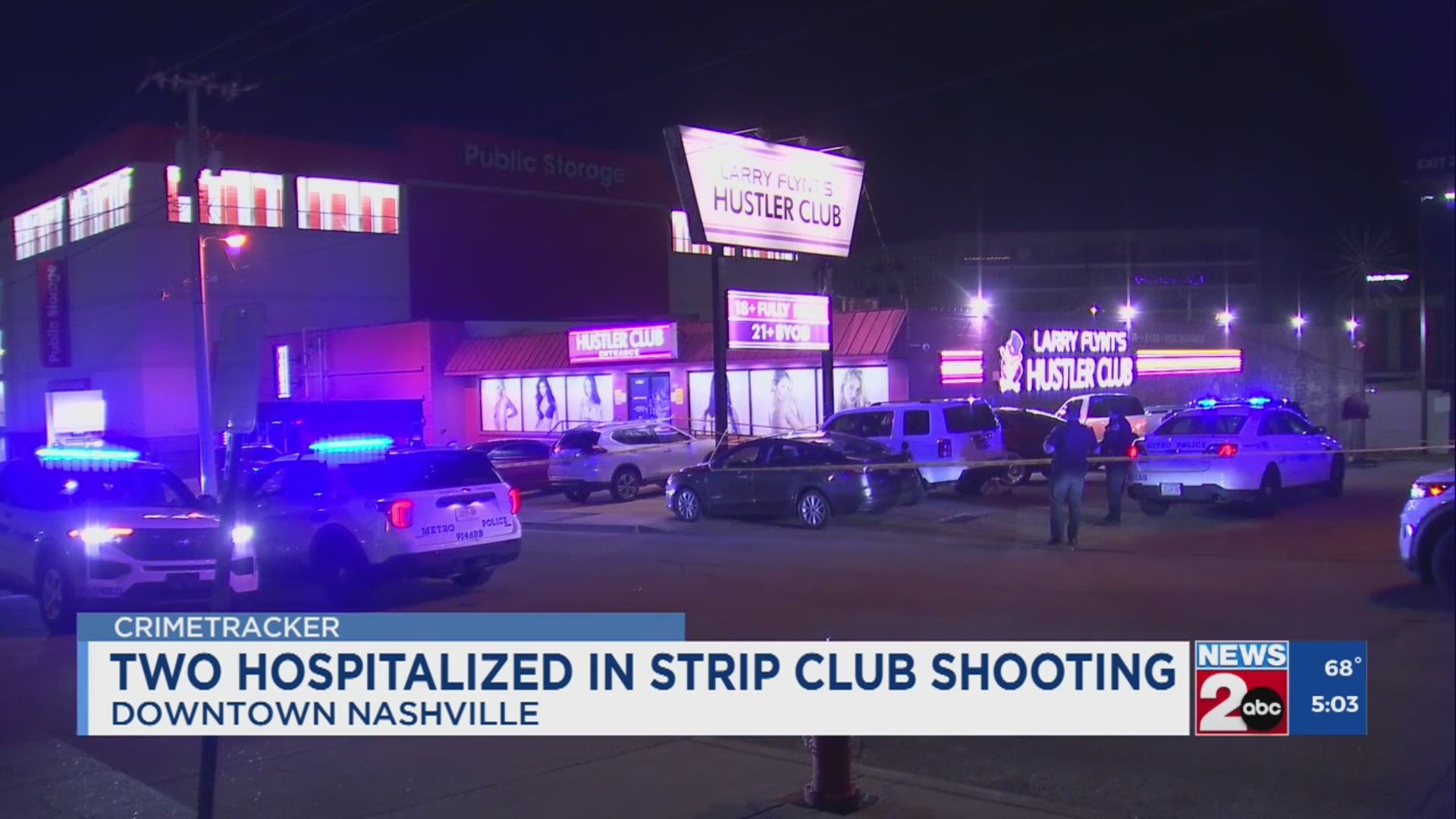 2 injured after shooting at Hustler Club in downtown Nashville - WKRN ...