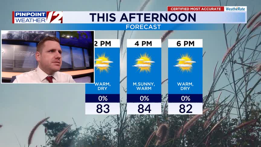 WPRI 12 Weather Now 7/5/25: Nice Today; Heat & Humidity Build Next ...