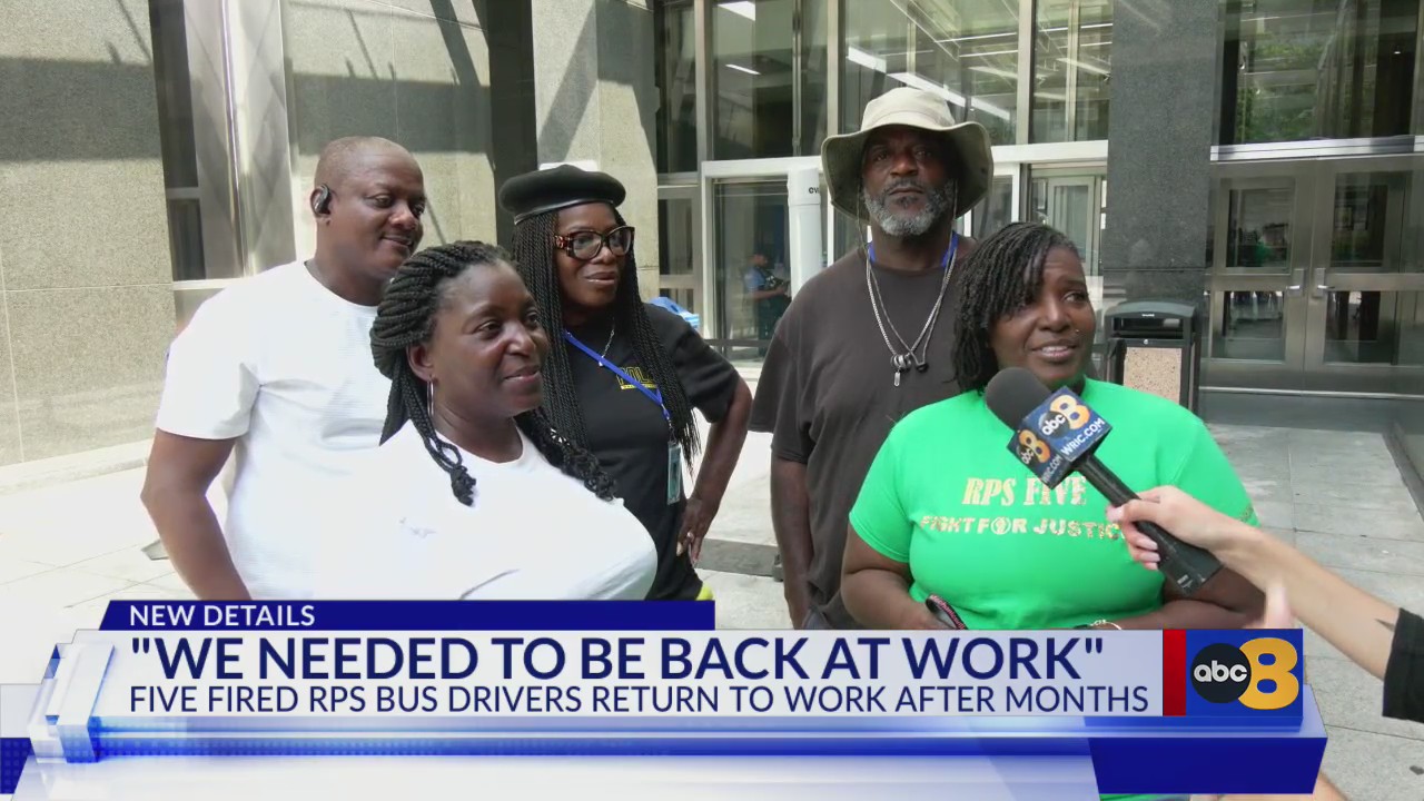 5 terminated RPS bus drivers reinstated after months-long battle – WRIC ...