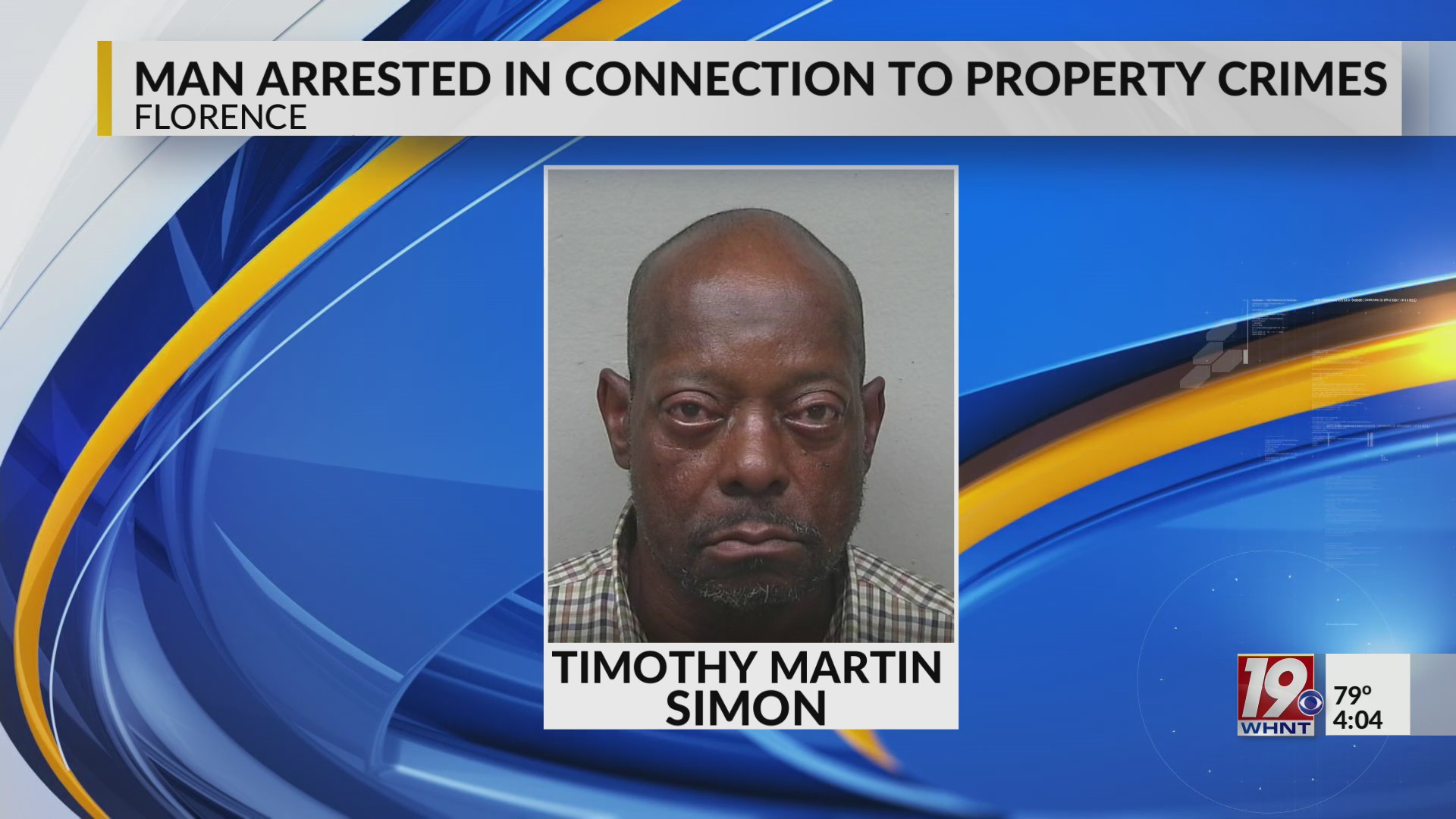 Man Arrested In Connection To Property Crimes In Florence | June 11 ...
